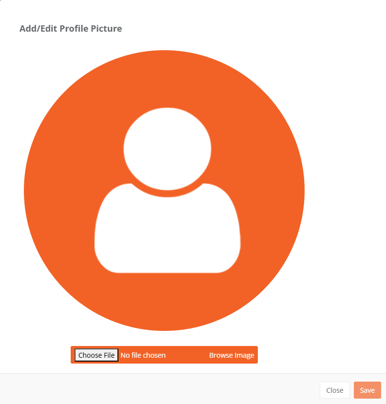 Add/Edit Profile Picture dialog